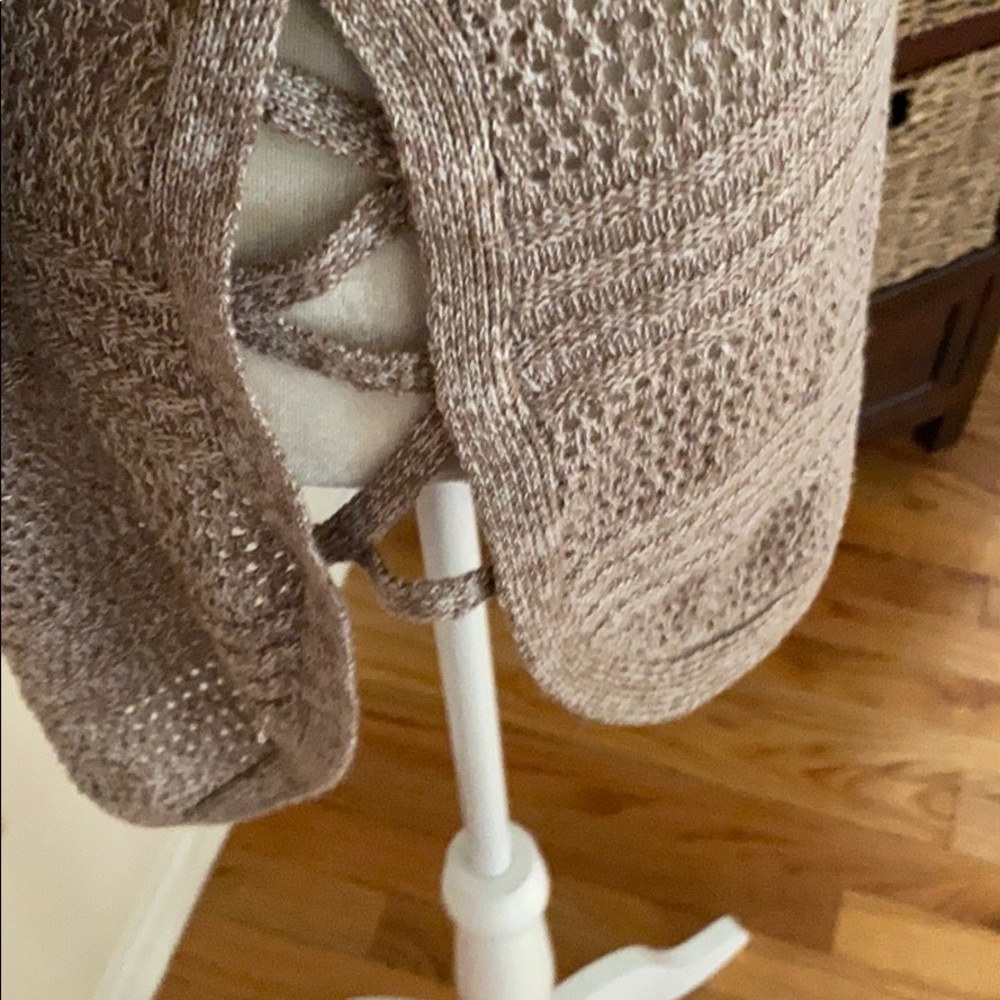 NY and Company Mocha colored light weigh sweater - Picture 2 of 3